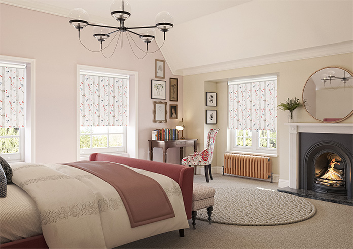Watercolour Woods, Red - Twist&Fit Roller Blind - Image 7